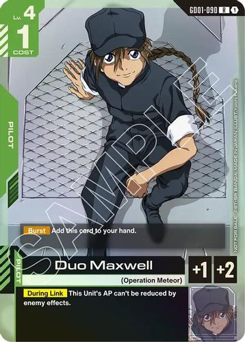 [GD01-090](R) Duo Maxwell {Store Tournament Participant Pack 01} {Foil}