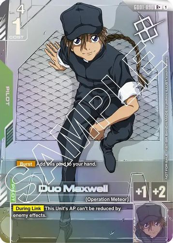 [GD01-090](R+) Duo Maxwell {Store Tournament Winner Pack 01} {Foil}
