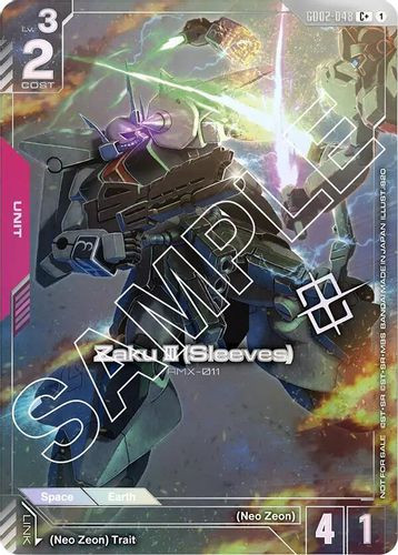 [GD02-048](C+) Zaku III (Sleeves) {Store Tournament Winner Pack 02} {Alt Art} {Foil}