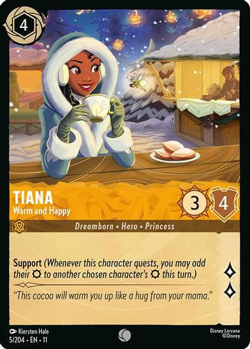 [LOR11-005/204](C) Tiana - Warm and Happy (Foil)