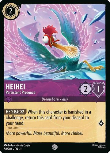 [LOR11-058/204](C) HeiHei - Persistent Presence (Foil)