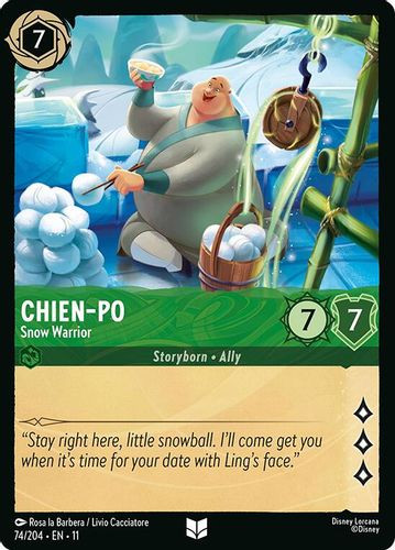 [LOR11-074/204](U) Chien-Po  - Snow Warrior (Foil)