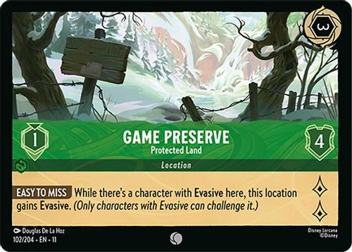 [LOR11-102/204](C) Game Preserve - Protected Land (Foil)
