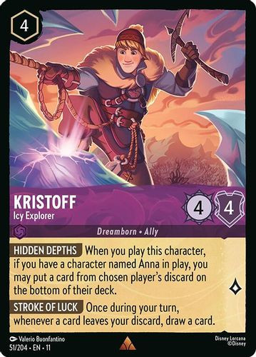 [LOR11-051/204](R) Kristoff - Icy Explorer (Foil)