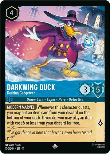 [LOR11-150/204](SR) Darkwing Duck - Dashing Gadgeteer (Foil)