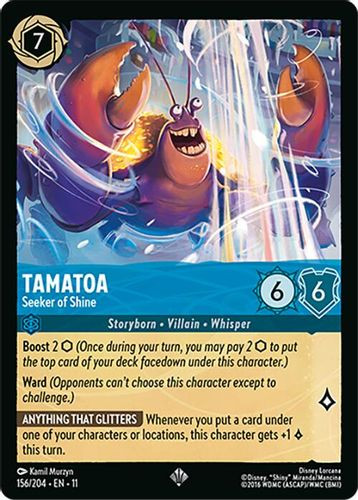 [LOR11-156/204](SR) Tamatoa - Seeker of Shine (Foil)