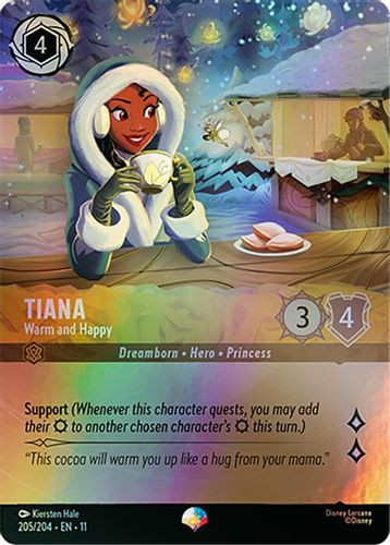 [LOR11-205/204](EP) Tiana - Warm and Happy (Foil)