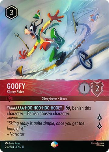 [LOR11-216/204](EP) Goofy - Klutzy Skier (Foil)