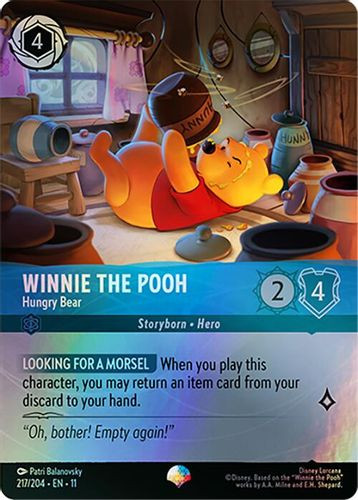 [LOR11-217/204](EP) Winnie the Pooh - Hungry Bear (Foil)