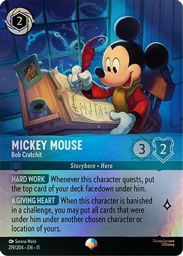 [LOR11-219/204](EP) Mickey Mouse - Bob Cratchit (Foil)
