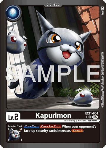 [EX11-004](C) Kapurimon (1 Star Color Frame) (Foil)