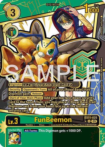 [EX11-025](U) FunBeemon (Special Edition) (Foil)
