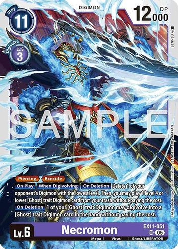 [EX11-051](SR) Necromon (Foil)