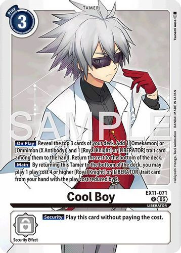 [EX11-071](R) Cool Boy (Foil)