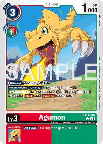 [EX11-007](C) Agumon