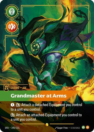 |RB02|[SFD-245/221](SC) Jax - Grandmaster At Arms {Foil}