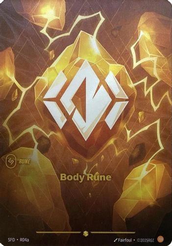|RB02|[SFD-R04a/04a](AA) Body Rune {Alt Art} {Foil}