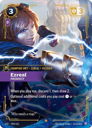 |RB02|[SFD-149/221](E) Ezreal - Prodigy {Foil}