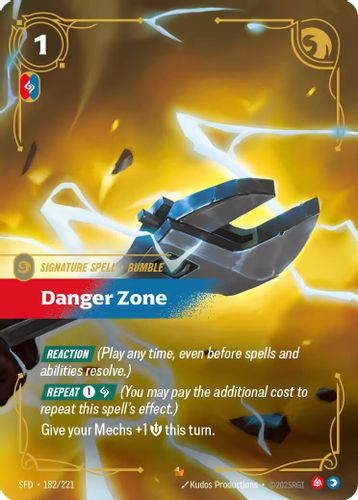 |RB02|[SFD-182/221](E) Danger Zone {Foil}