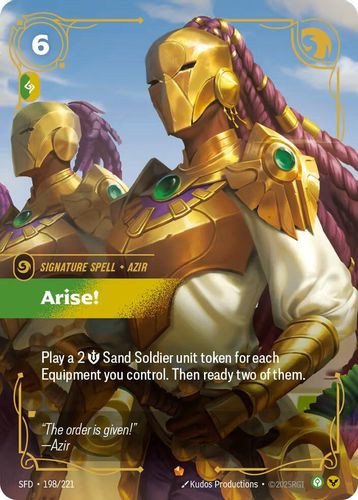 |RB02|[SFD-198/221](E) Arise! {Foil}
