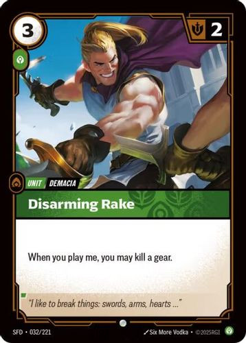 |RB02|[SFD-032/221](C) Disarming Strike {Foil}