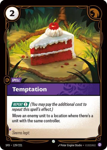 |RB02|[SFD-129/221](C) Temptation {Foil}