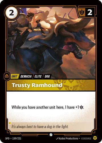|RB02|[SFD-159/221](C) Trusty Ramhound {Foil}