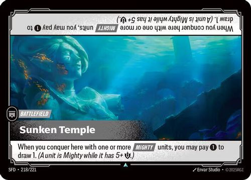|RB02|[SFD-218/221](U) Sunken Temple {Foil}