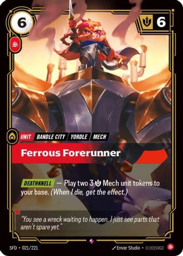 |RB02|[SFD-021/221](R) Ferrous Forerunner {Foil}