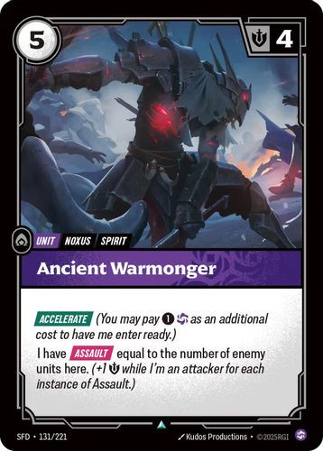 |RB02|[SFD-131/221](U) Ancient Warmonger