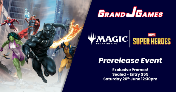 MTG: Marvel Super Heroes Pre Release (12:30pm Saturday 20th June)