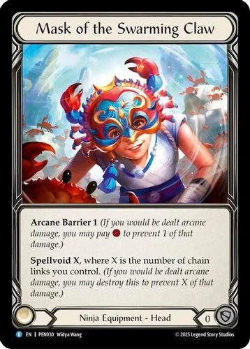 [FAB19 1st][PEN-030](R) Mask of the Swarming Claw