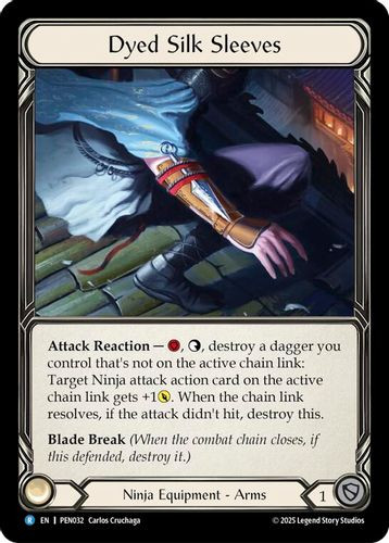 [FAB19 1st][PEN-032](R) Dyed Silk Sleeves