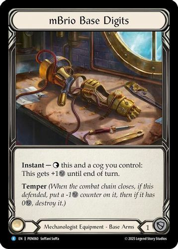[FAB19 1st][PEN-060](R) Mbrio Base Digits