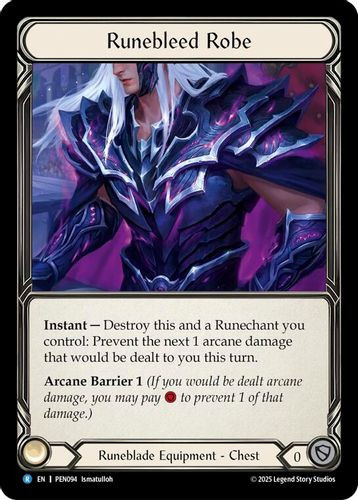 [FAB19 1st][PEN-094](R) Runebleed Robe