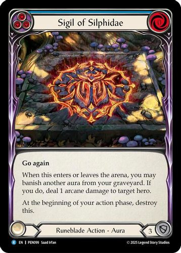 [FAB19 1st][PEN-099](R) Sigil Of Silphidae (Blue)