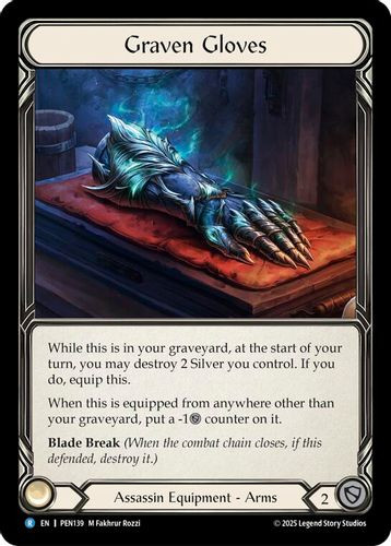 [FAB19 1st][PEN-139](R) Graven Gloves