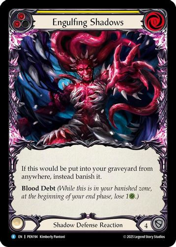 [FAB19 1st][PEN-194](R) Engulfing Shadows (Yellow)