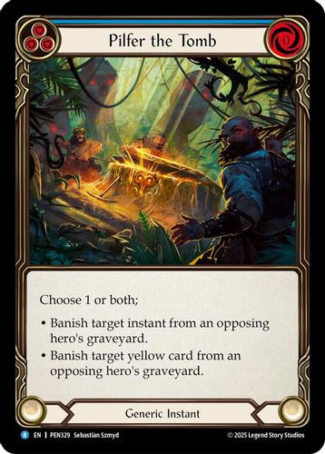 [FAB19 1st][PEN-329](R) Pilfer The Tomb (Blue)