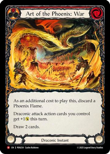 [FAB19 1st][PEN-254](M) Art Of The Phoenix War (Red)