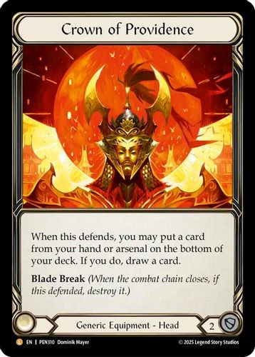 [FAB19 1st][PEN-310](L) Crown of Providence