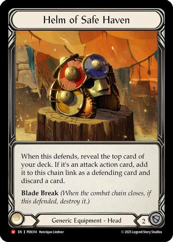 [FAB19 1st][PEN-314](M) Helm Of Safe Haven
