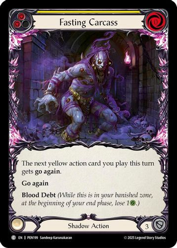 [FAB19 1st][PEN-199](C) Fasting Carcass (Yellow) (Rainbow Foil)