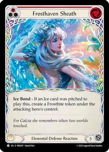 [FAB19 1st][PEN-207](C) Frosthaven Sheath (Rainbow Foil)