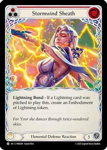 [FAB19 1st][PEN-209](C) Stormwind Sheath (Rainbow Foil)