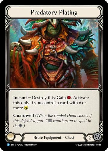 [FAB19 1st][PEN-003](R) Predatory Plating (Cold Foil)