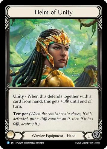 [FAB19 1st][PEN-044](R) Helm of Unity (Cold Foil)