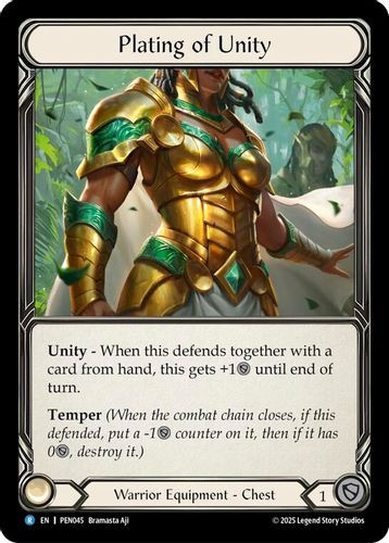 [FAB19 1st][PEN-045](R) Plating Of Unity (Cold Foil)
