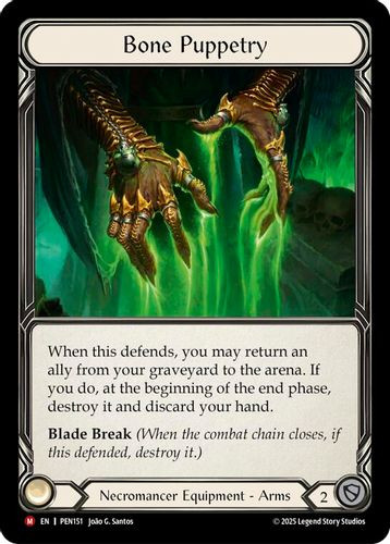 [FAB19 1st][PEN-151](M) Bone Puppetry (Cold Foil)