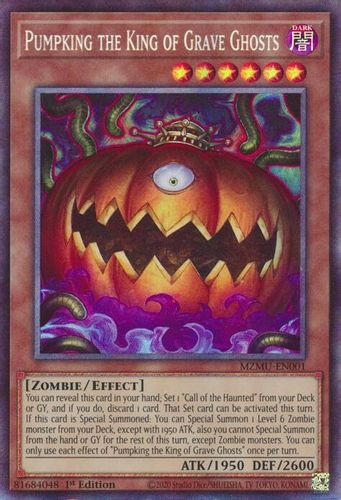 [MZMU-EN001] Pumpking the King of Grave Ghosts (Collector's Rare)<1st>